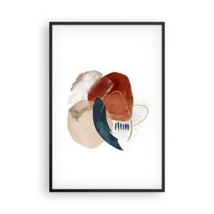 Poster în ramă neagră - Compoziție ovală - 61x91 cm