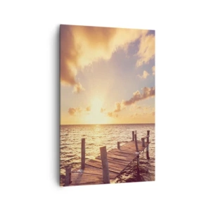 Tablou pe pânză - Tărâmul de aur al blândeții - 80x120 cm