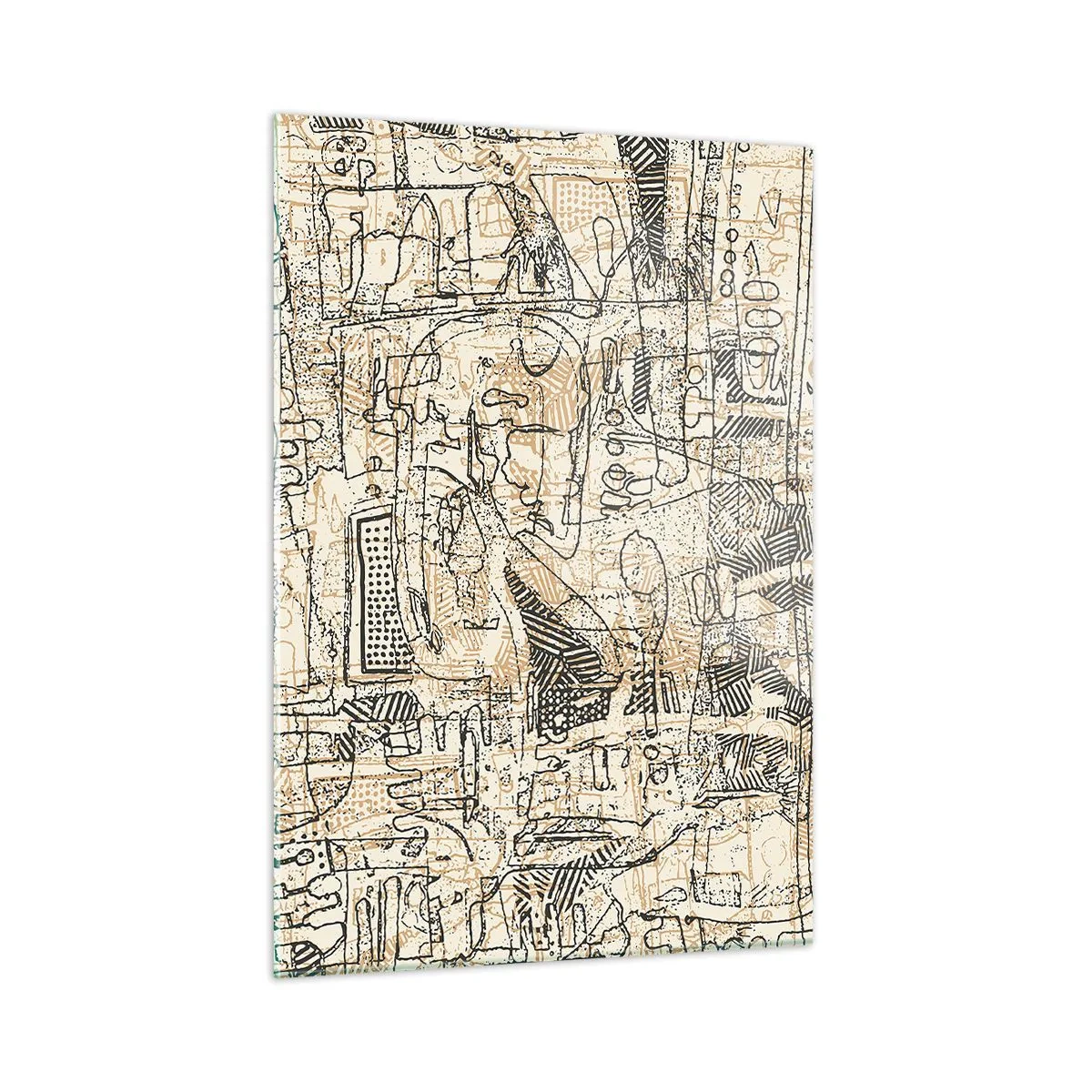 Tablou pe sticlă - Așteaptă să fie descifrat - 50x70 cm