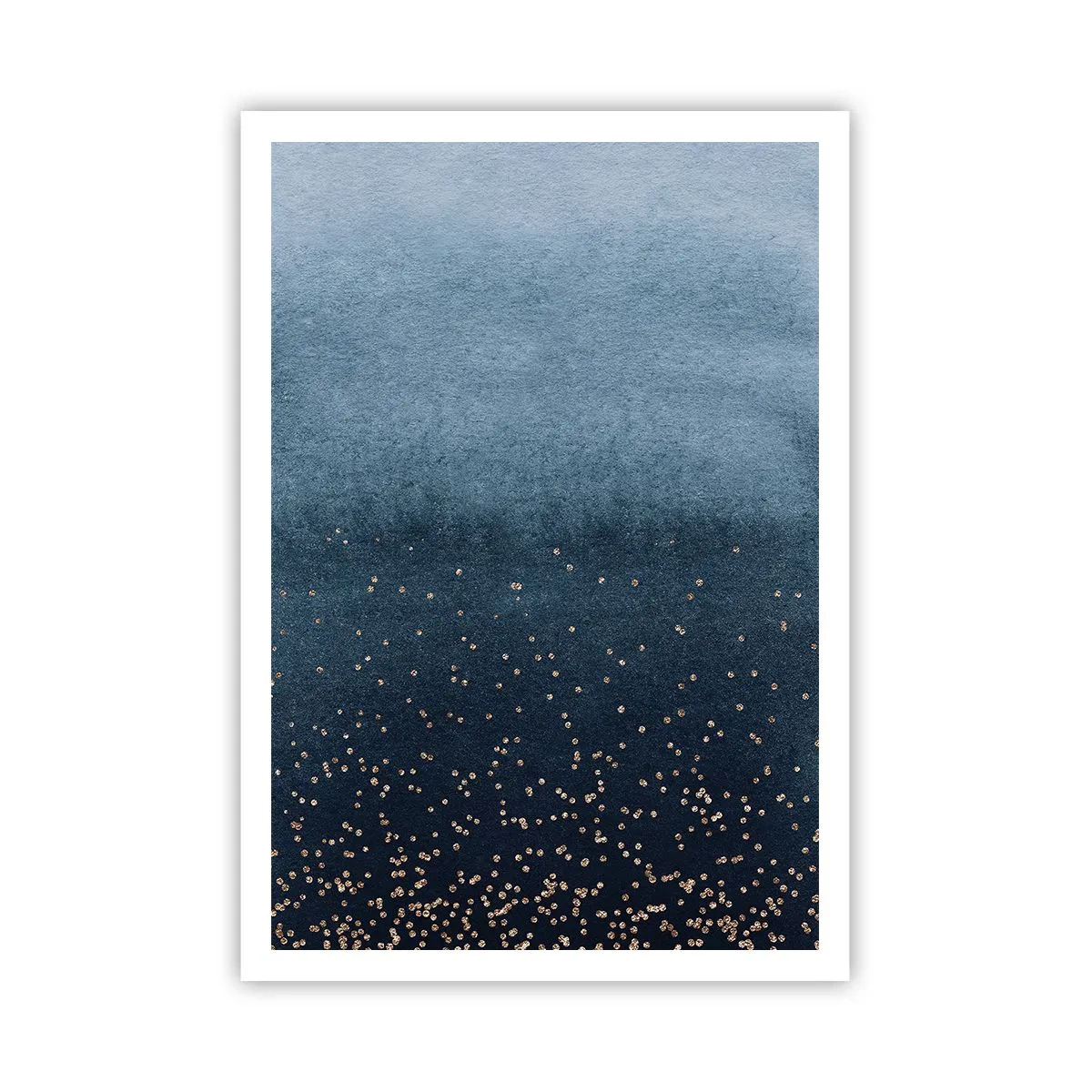 Poster - Compoziție - faze albastre - 70x100 cm