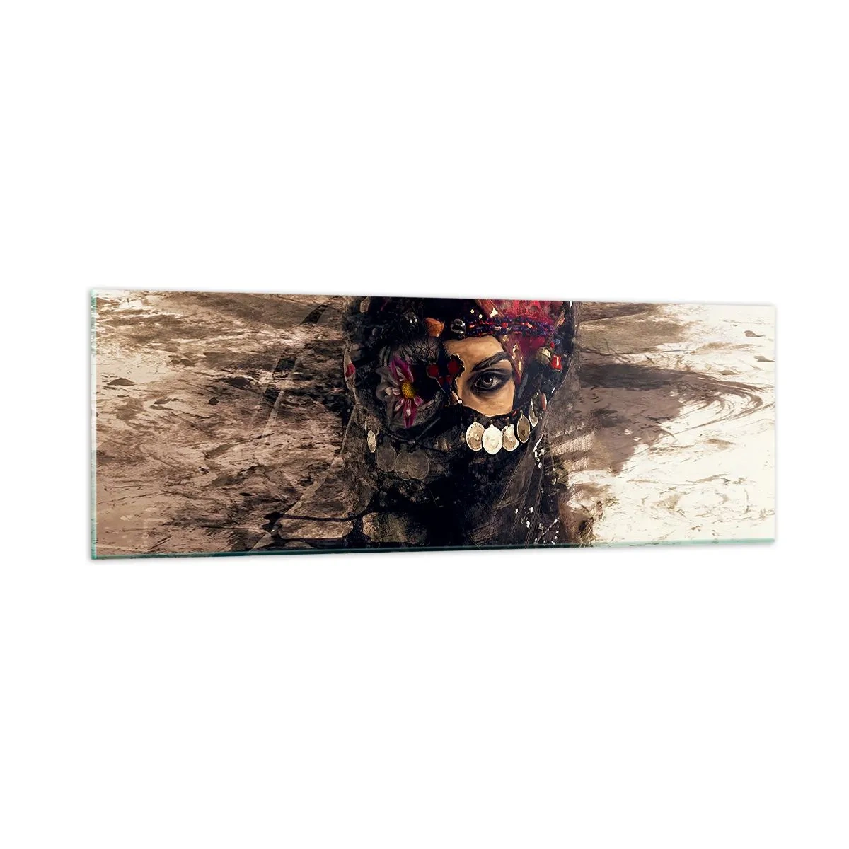 Tablou pe sticlă - Cel puțin îngrijător - 90x30 cm
