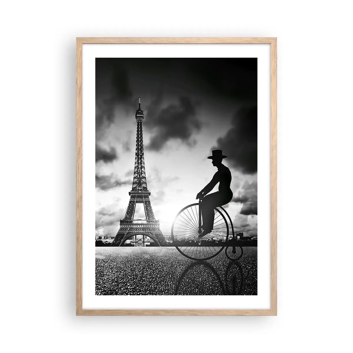 Poster în ramă de stejar deschis - Dorul de Belle Epoque - 50x70 cm