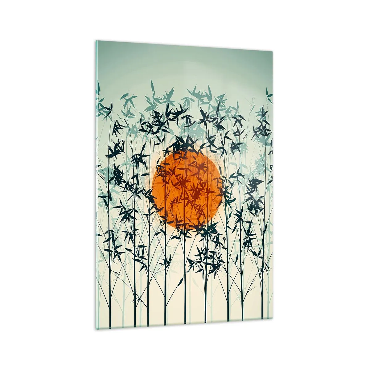 Tablou pe sticlă - Soarele japonez - 70x100 cm