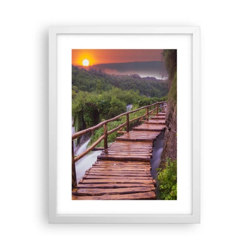 Poster în ramă albă - Frumusețe de necrezut - 30x40 cm