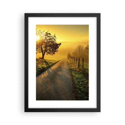 Poster în ramă neagră - O după-amiază de miel - 30x40 cm