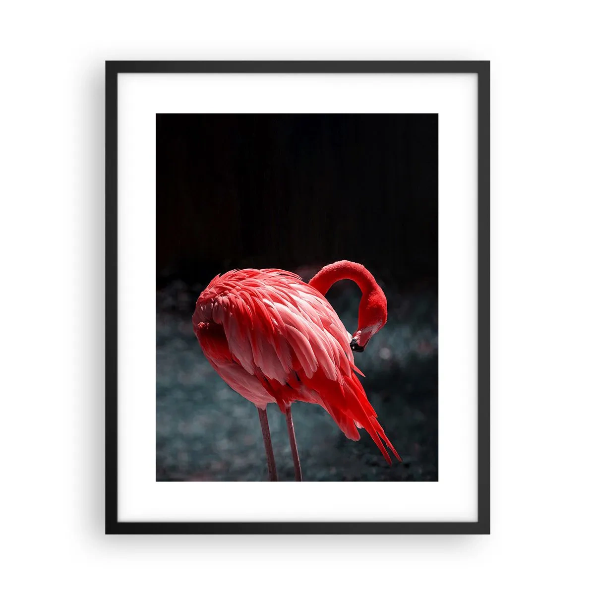 Poster în ramă neagră - Poemul purpuriu al naturii - 40x50 cm