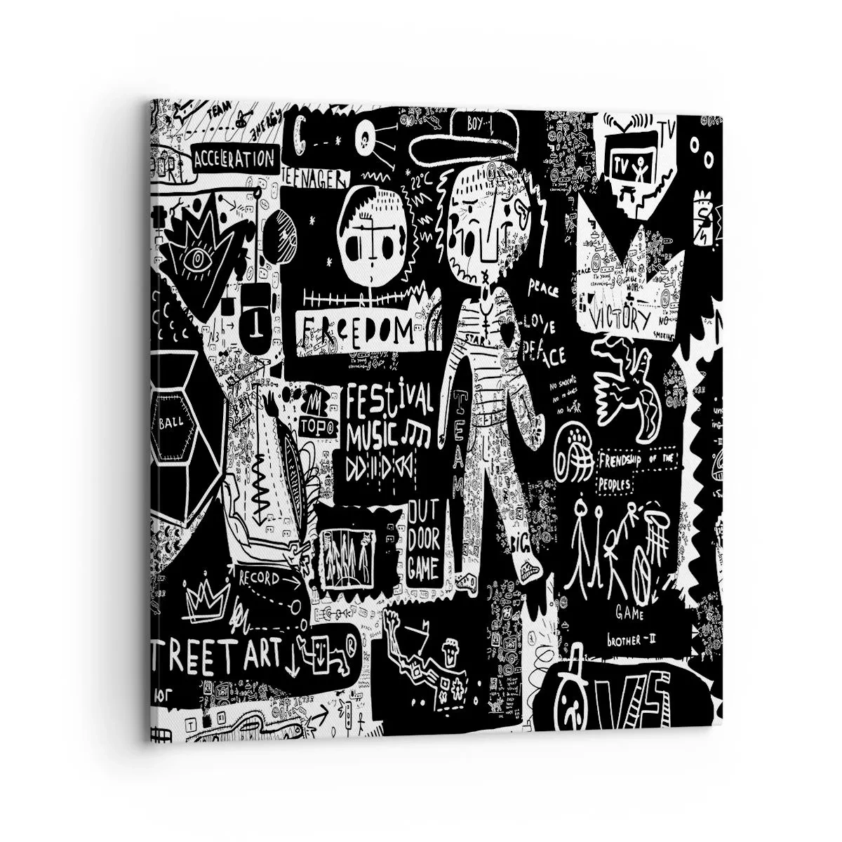 Tablou pe pânză - Tinerețea duhovnicească a legii și a bucuriei - 70x70 cm