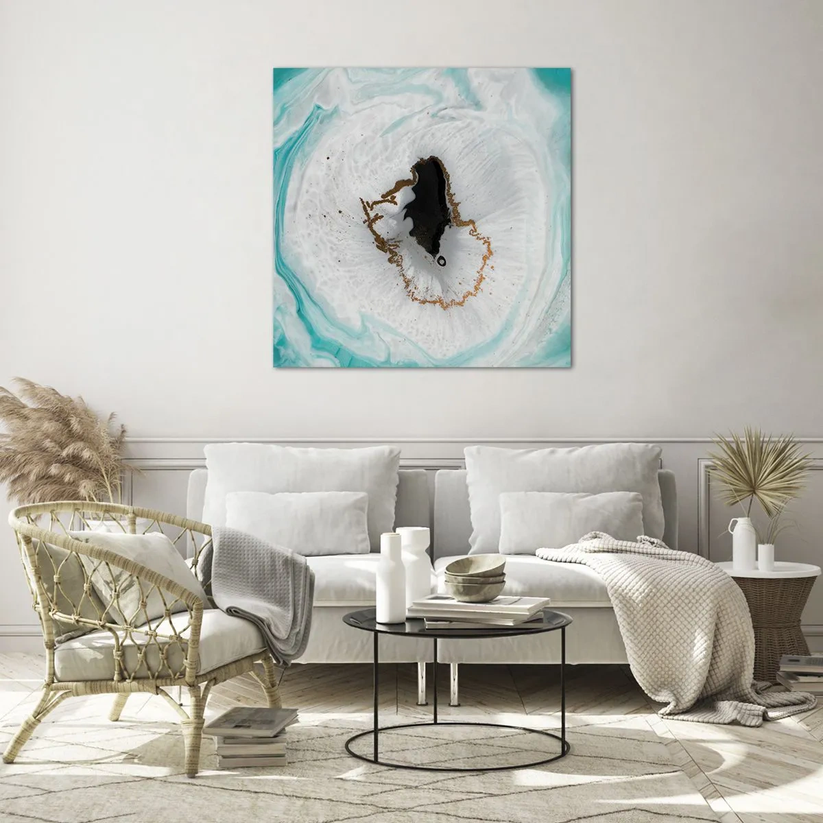 Tablou pe sticlă - Pătrunde înăuntru - 70x70 cm