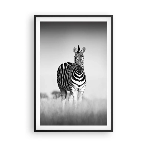 Poster în ramă neagră - Și totuși lumea e albă și neagră - 61x91 cm