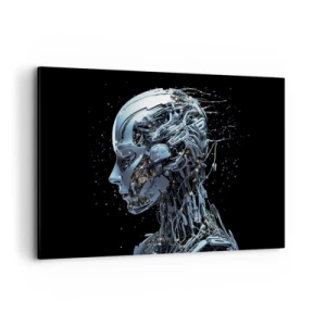 Tablou pe pânză - Tehnologia este o femeie - 120x80 cm