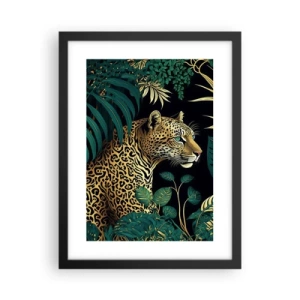 Poster în ramă neagră - Domnitorul junglei - 30x40 cm