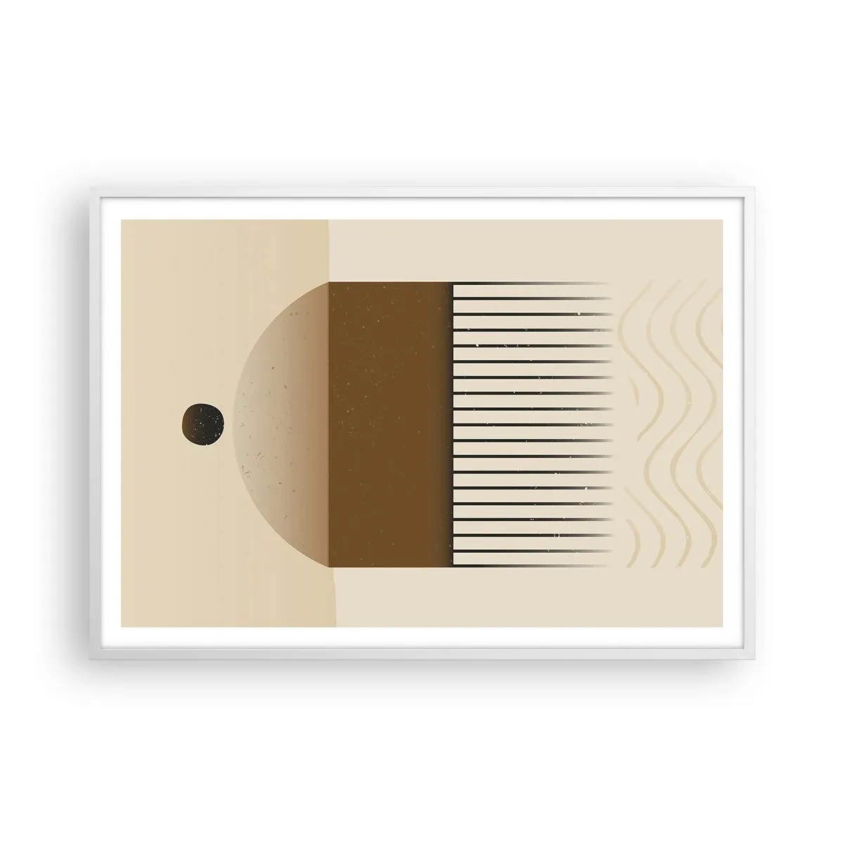 Poster în ramă albă - Stări diferite - 100x70 cm