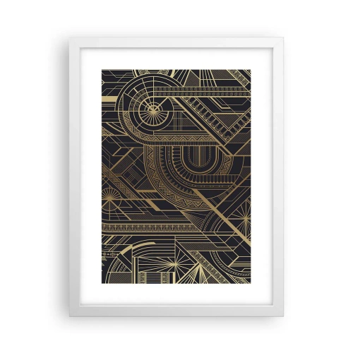 Poster în ramă albă - Concepte, idei, planuri - 30x40 cm