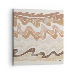 Tablou pe pânză - Energie bună - emoții bune - 70x70 cm