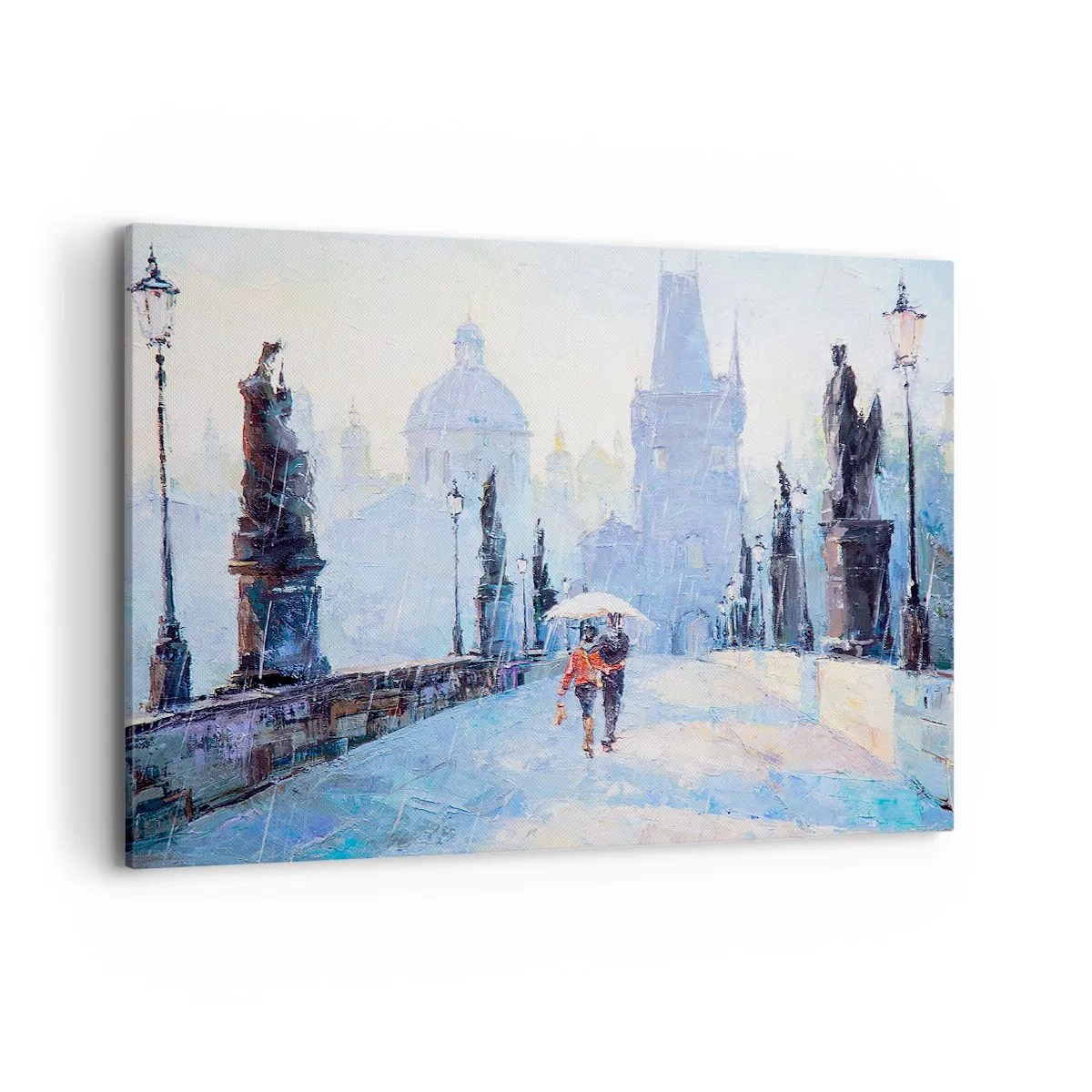 Tablou pe pânză - Probabil că am fost vrăjiți de ploaie - 100x70 cm