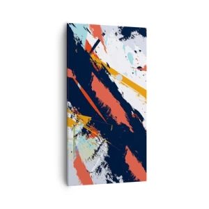 Tablou pe pânză - Compoziție dinamică - 55x100 cm