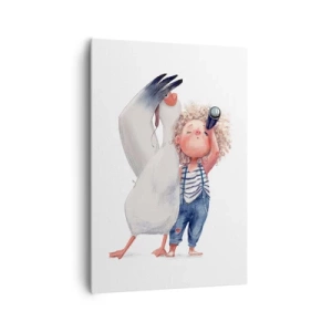 Tablou pe pânză - Un plan pentru o călătorie minunată - 70x100 cm