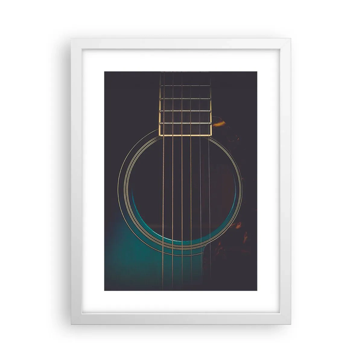 Poster în ramă albă - O clipă înainte de a suna - 30x40 cm