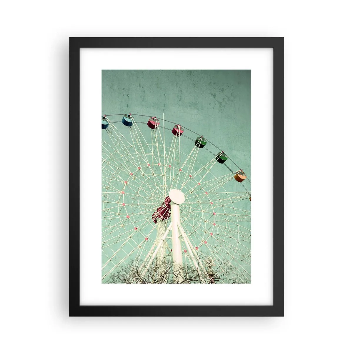 Poster în ramă neagră - Poftim la joacă - 30x40 cm