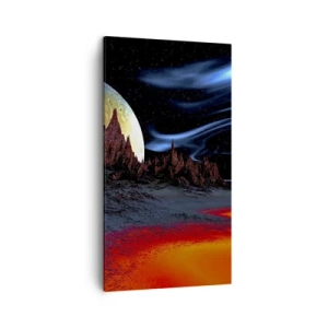 Tablou pe pânză - Lumea necunoscută - 45x80 cm