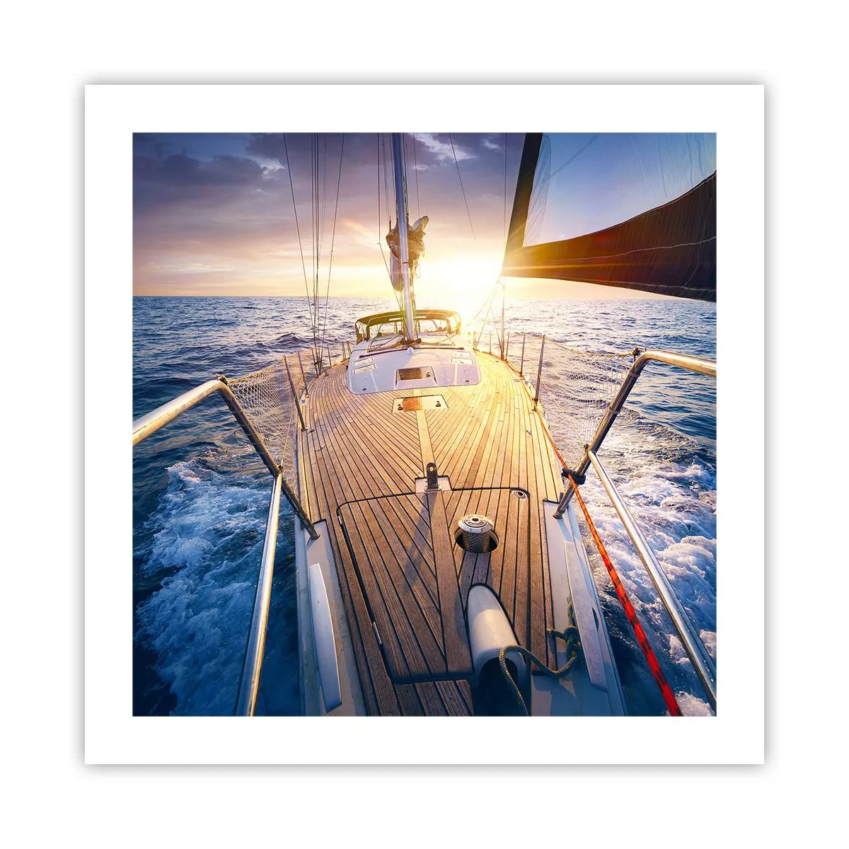 Poster - Alergând pe valuri - 50x50 cm