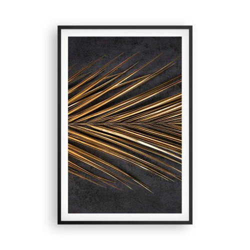 Poster în ramă neagră - Aur tropical - 61x91 cm