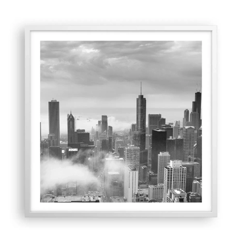 Poster în ramă albă - Peisaj american - 60x60 cm