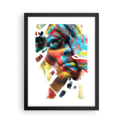 Poster în ramă neagră - Personalitate colorată - 30x40 cm