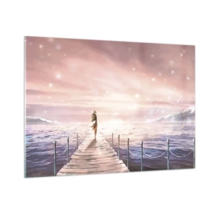 Tablou pe sticlă - În lumina unui vis - 100x70 cm