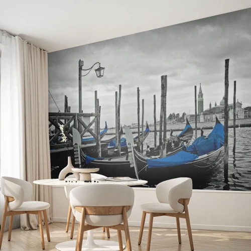 Tapet Premium Sand - Veneția stând pe gânduri - Oraș, Veneția, Italia - 300x210 cm