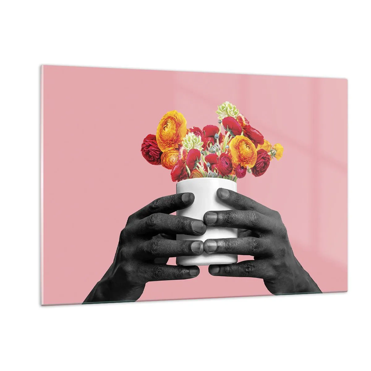 Tablou pe sticlă - Apoteoza vieții - 120x80 cm