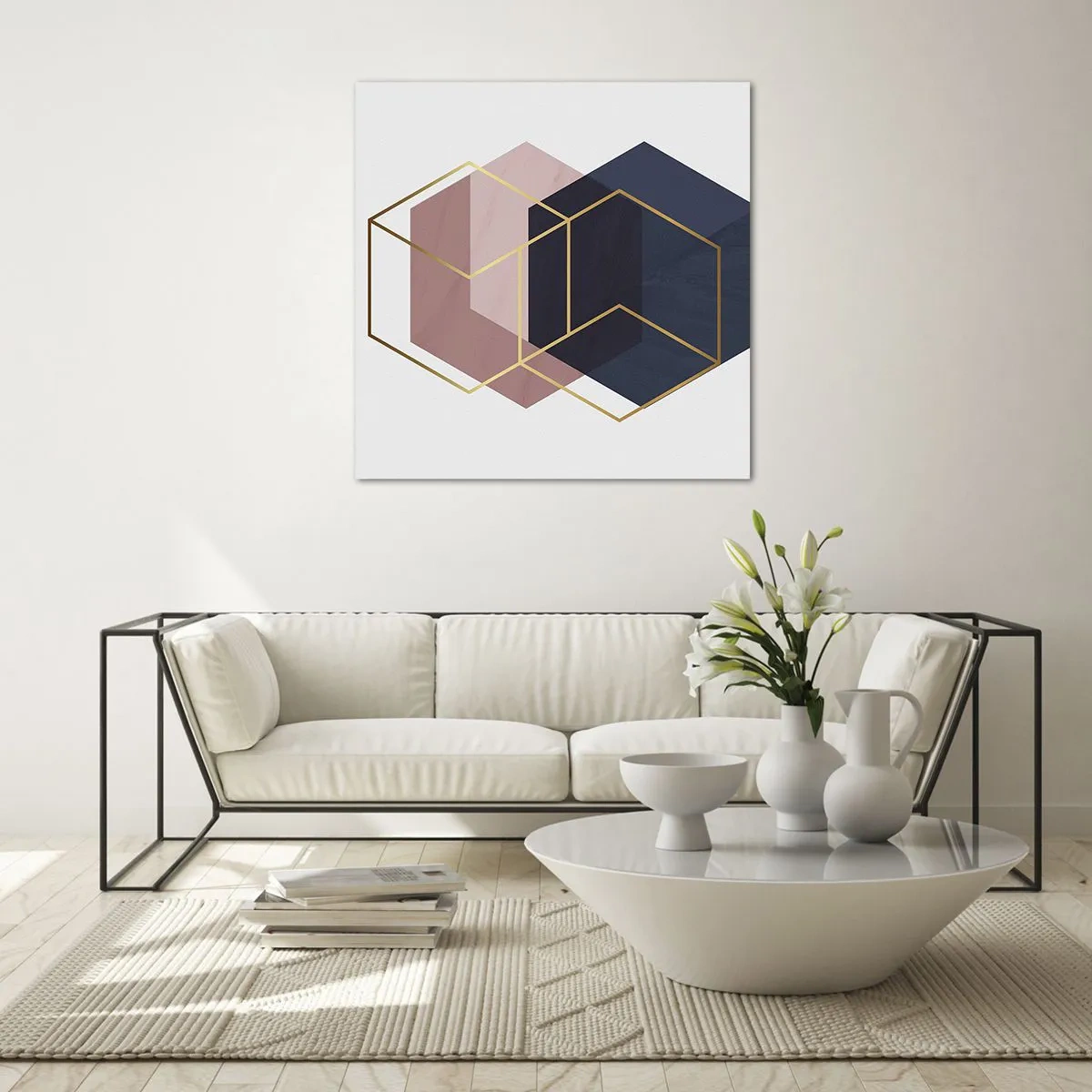 Tablou pe sticlă - Puterea simplității - 30x30 cm