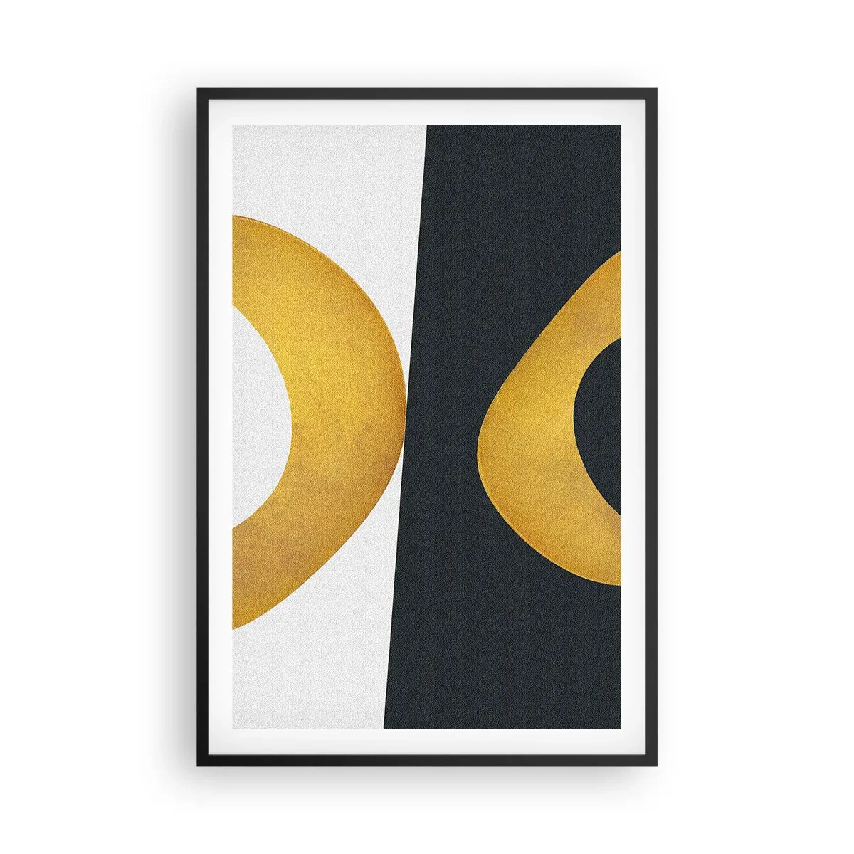 Poster în ramă neagră - În primul rând: aurul - 61x91 cm