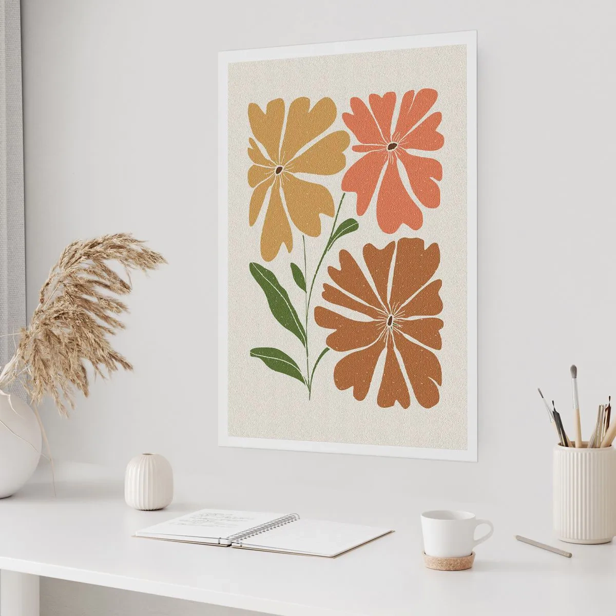 Poster - Natură și geometrie - 70x100 cm