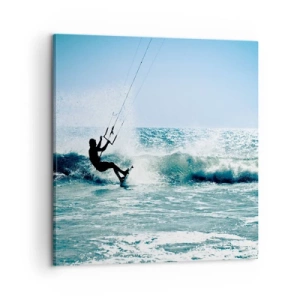 Tablou pe pânză - Lasă-te dus de val - 60x60 cm