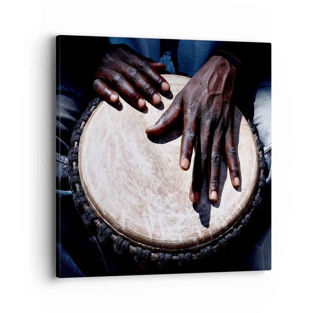 Tablou pe pânză - Trăiește în ritmul tău - 40x40 cm