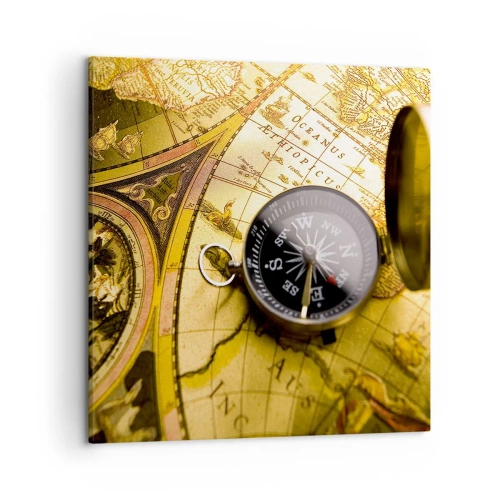 Tablou pe pânză - Sau poate până la capătul lumii? - 50x50 cm