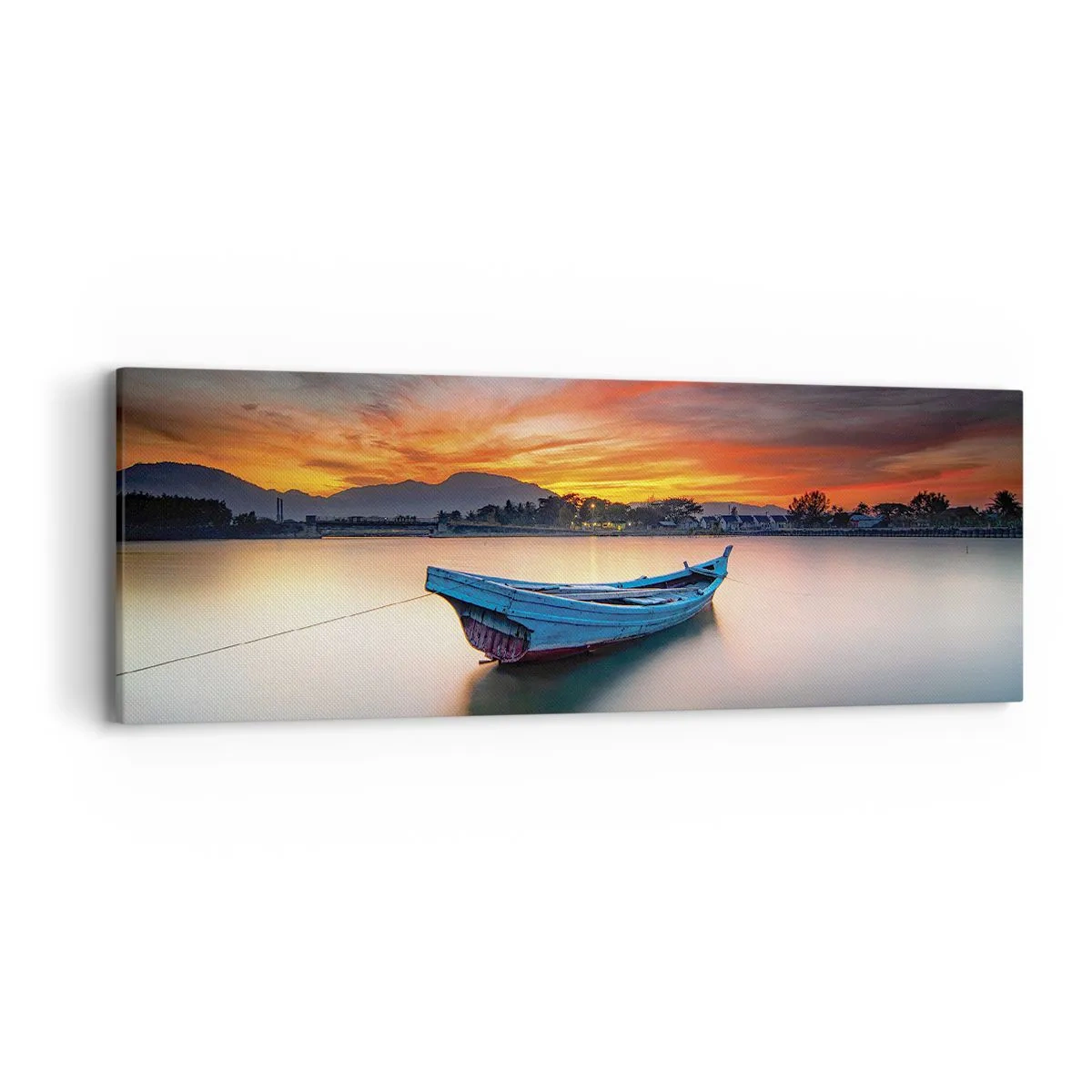 Tablou pe pânză - O noapte bună înainte - 90x30 cm