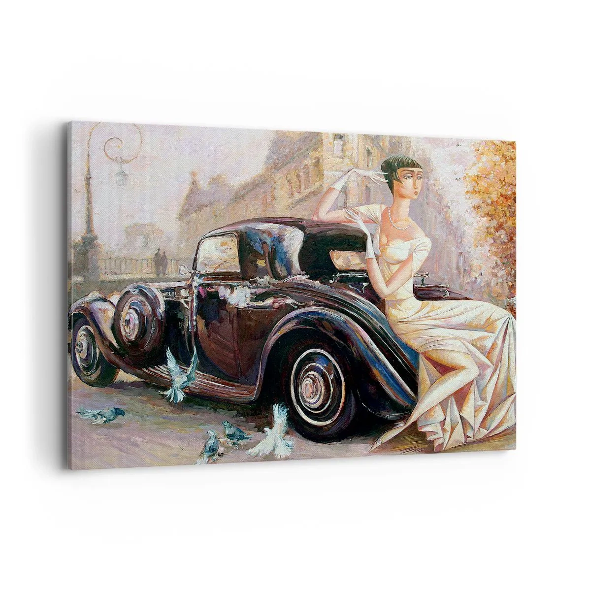 Tablou pe pânză - Eleganță retro - 100x70 cm