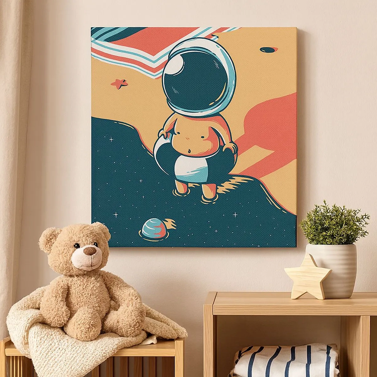 Tablou pe pânză - Dintr-o perspectivă diferită - 30x30 cm