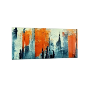 Tablou pe sticlă - Peisaj modern - 120x50 cm
