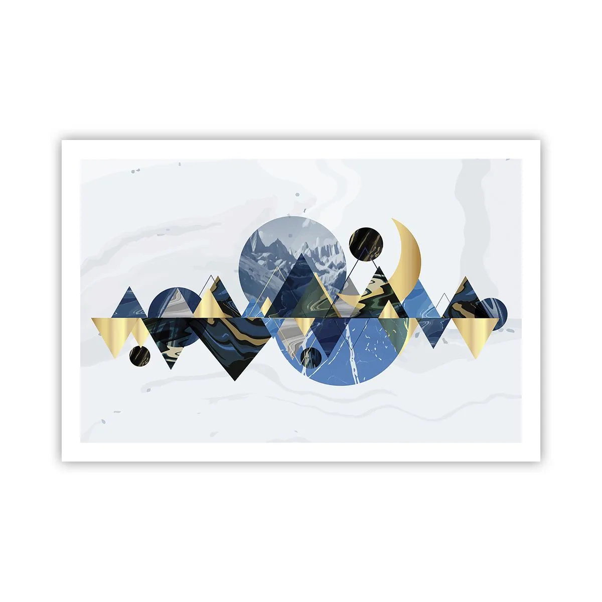 Poster - Peisaj geometric - 91x61 cm