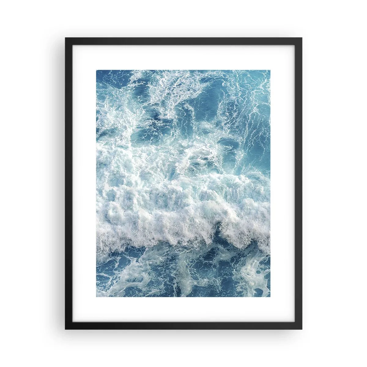 Poster în ramă neagră - Cu bucurie și în salturi - 40x50 cm