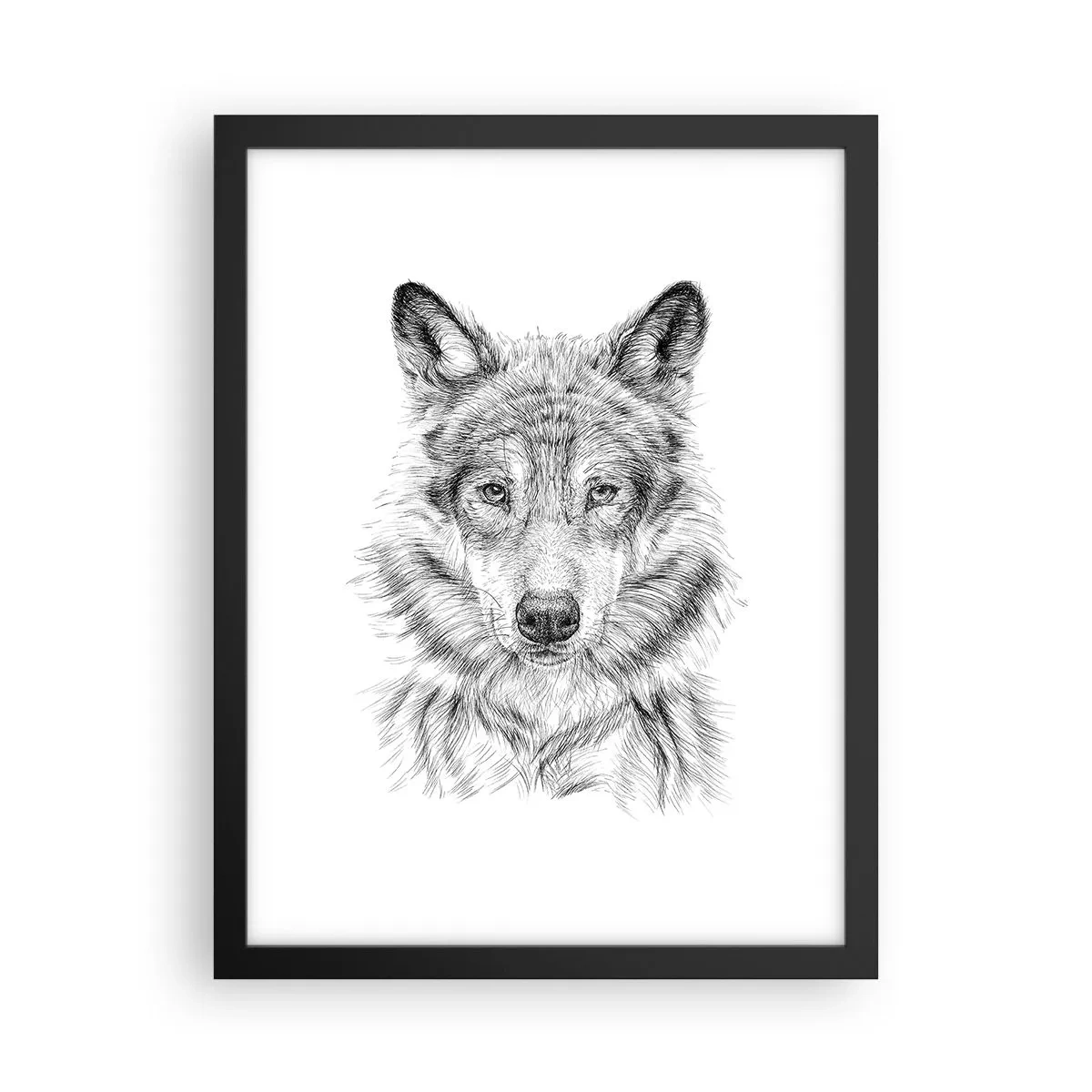 Poster în ramă neagră - Un lider înnăscut - 30x40 cm