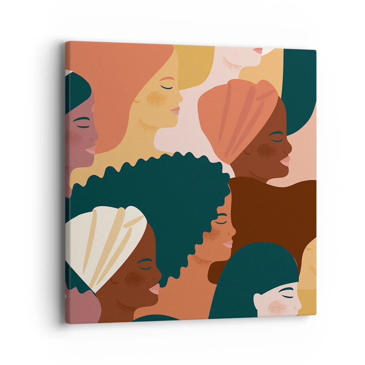 Tablou pe pânză - Numai feminitate - 40x40 cm