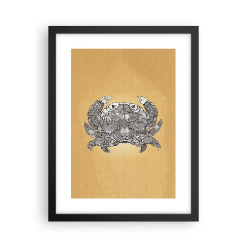 Poster în ramă neagră - Poveștile Domnului Crab - 30x40 cm