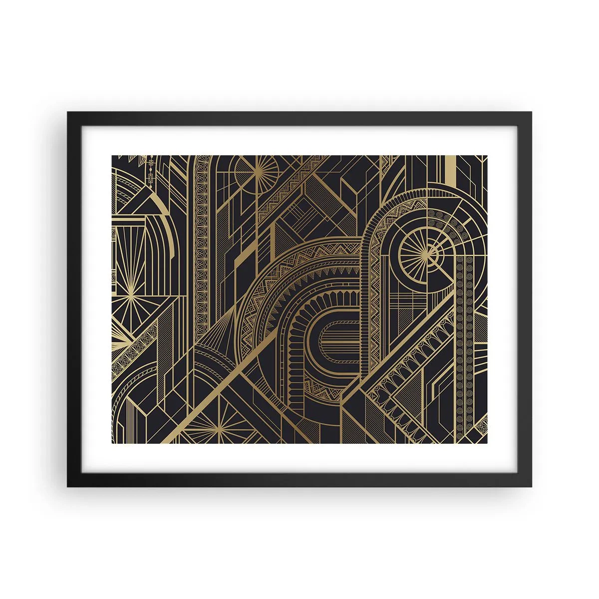 Poster în ramă neagră - Concepte, idei, planuri - 50x40 cm