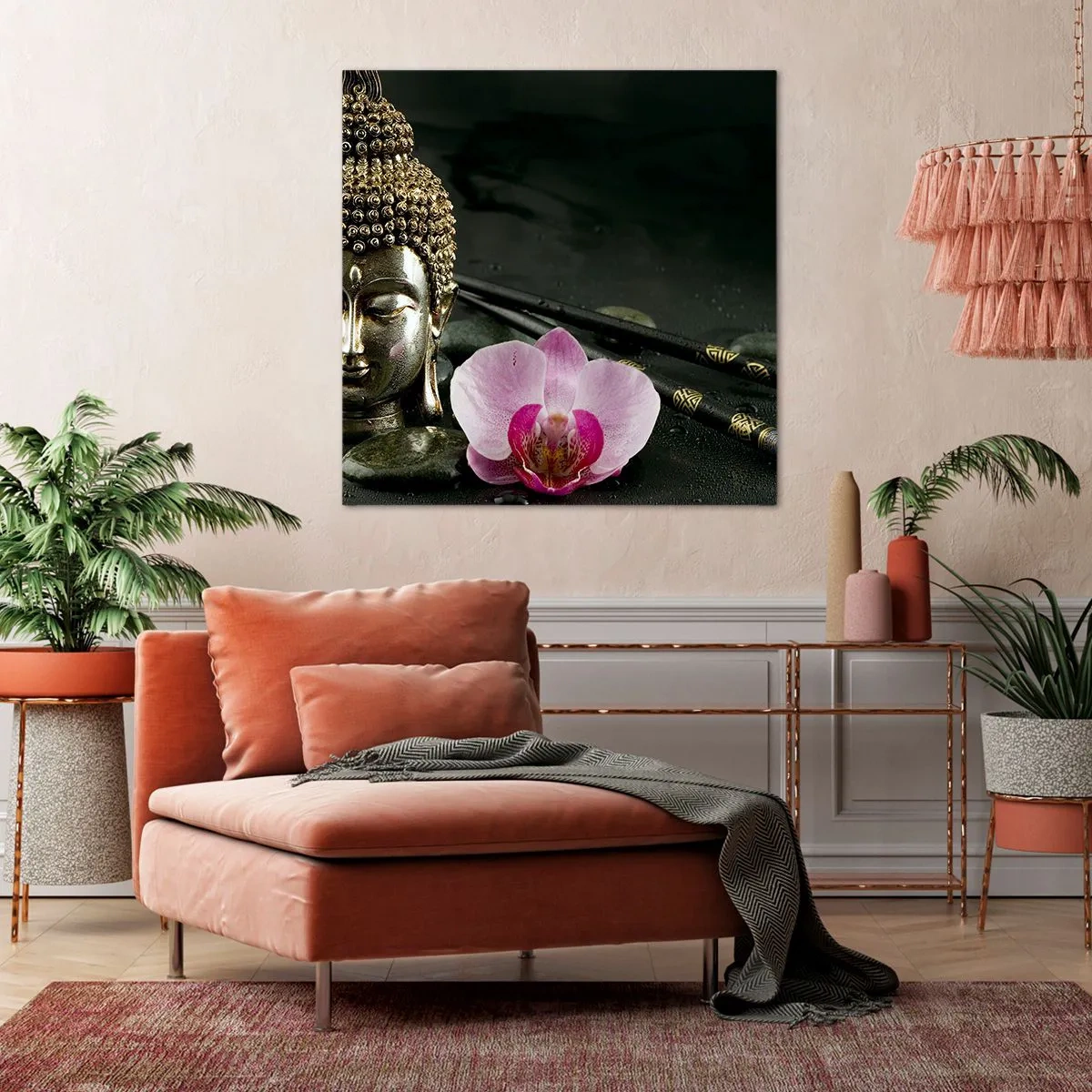 Tablou pe pânză - Armonie între înțelepciune și frumusețe - 70x70 cm