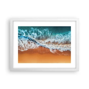 Poster în ramă albă - Întotdeauna în tandem - 40x30 cm