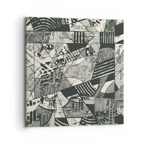 Tablou pe pânză - Dinamica de astăzi - 70x70 cm